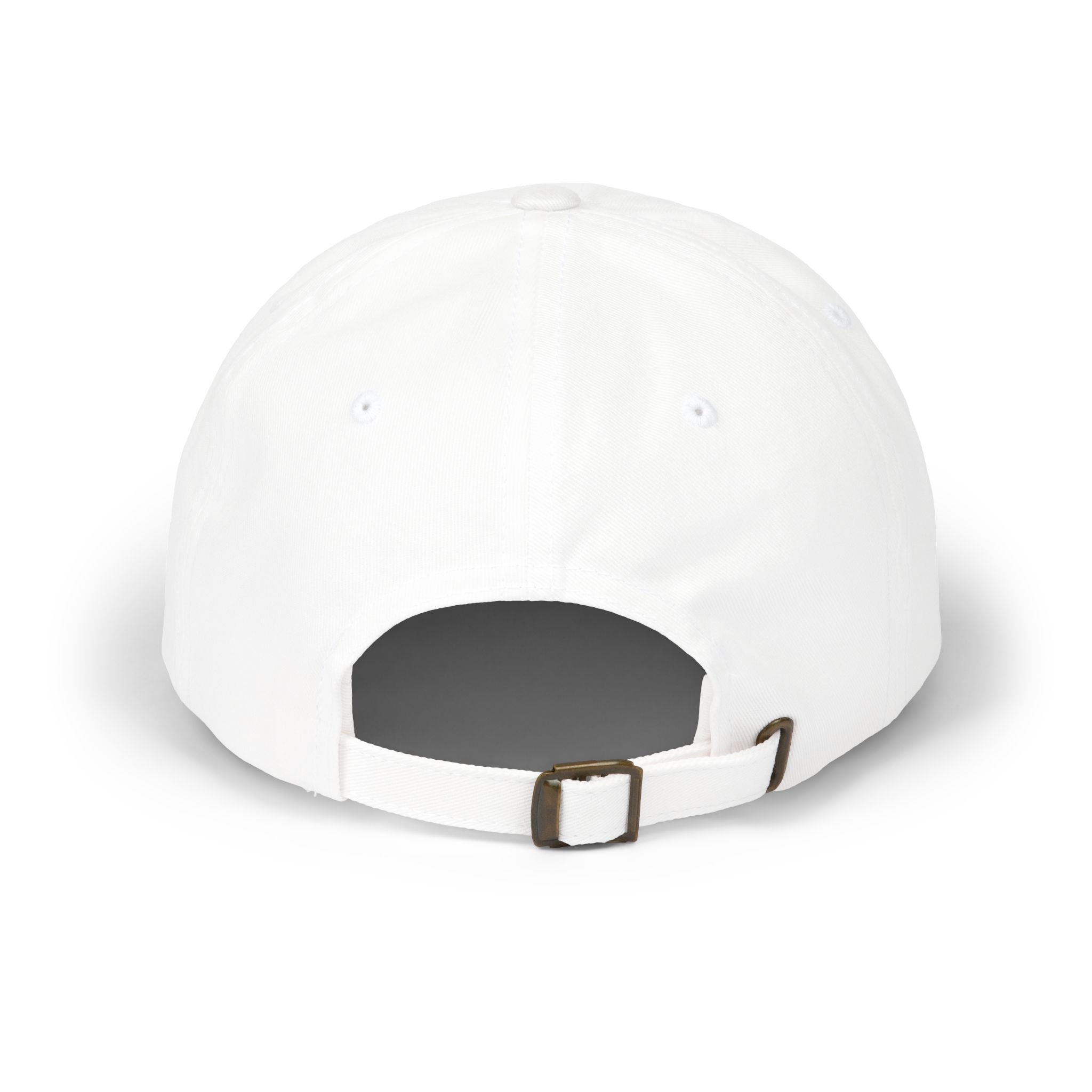 Dad Cap — "Vibes Always" Embroidered White Baseball Hat